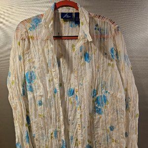 J.H. Collectibles Floral Pattern Blouse